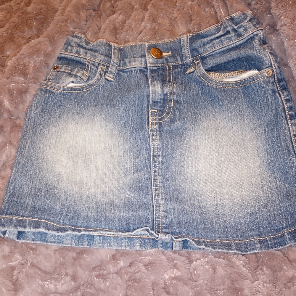 The Children's Place Denim Skirt Adjustable Waist 8
